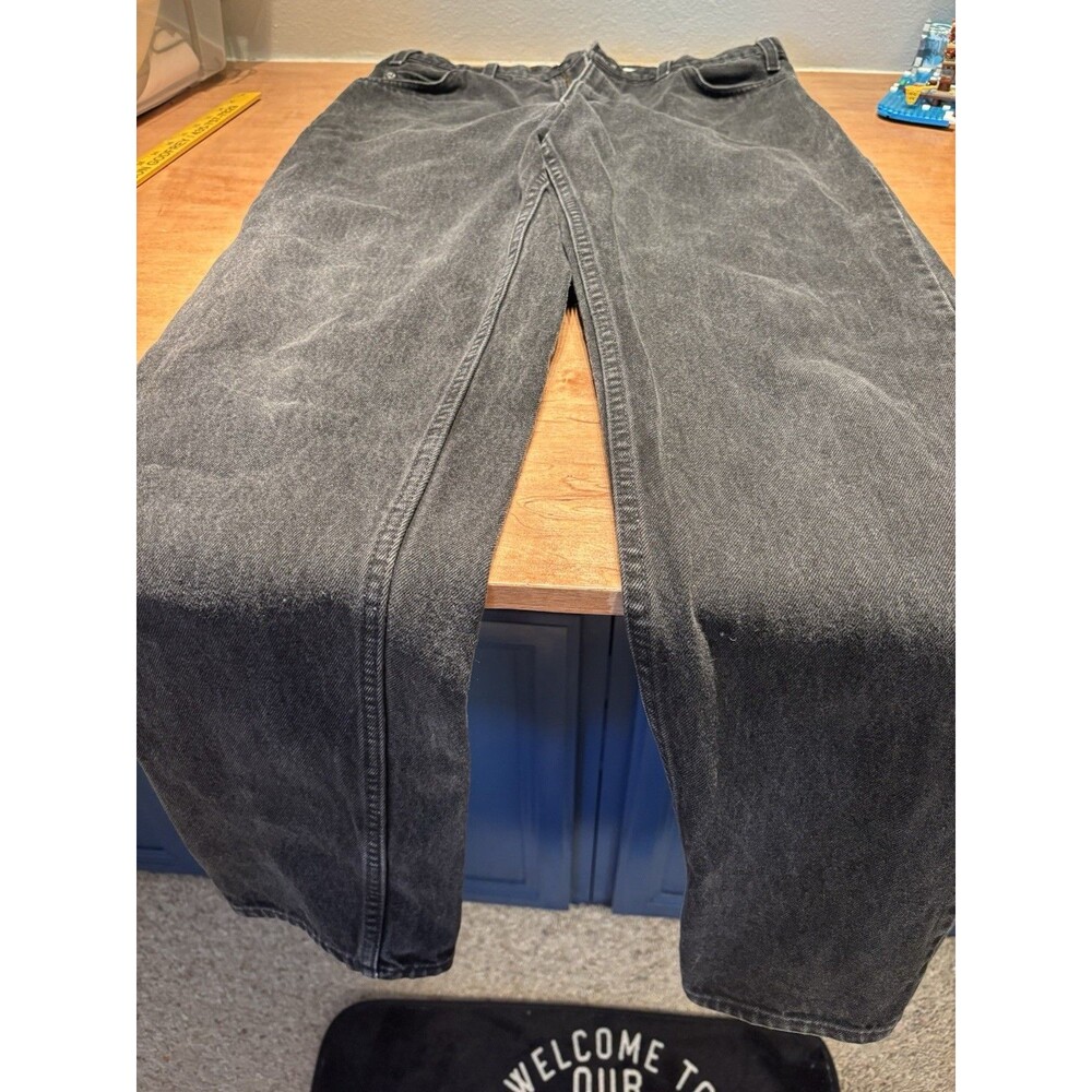Vtg 90’s Levi’s 505 Orange Tab Regular 34x34 Relaxed Fit Tapered Leg Jeans Black